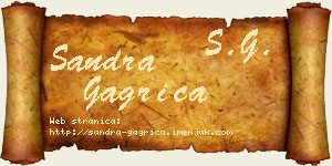 Sandra Gagrica vizit kartica
